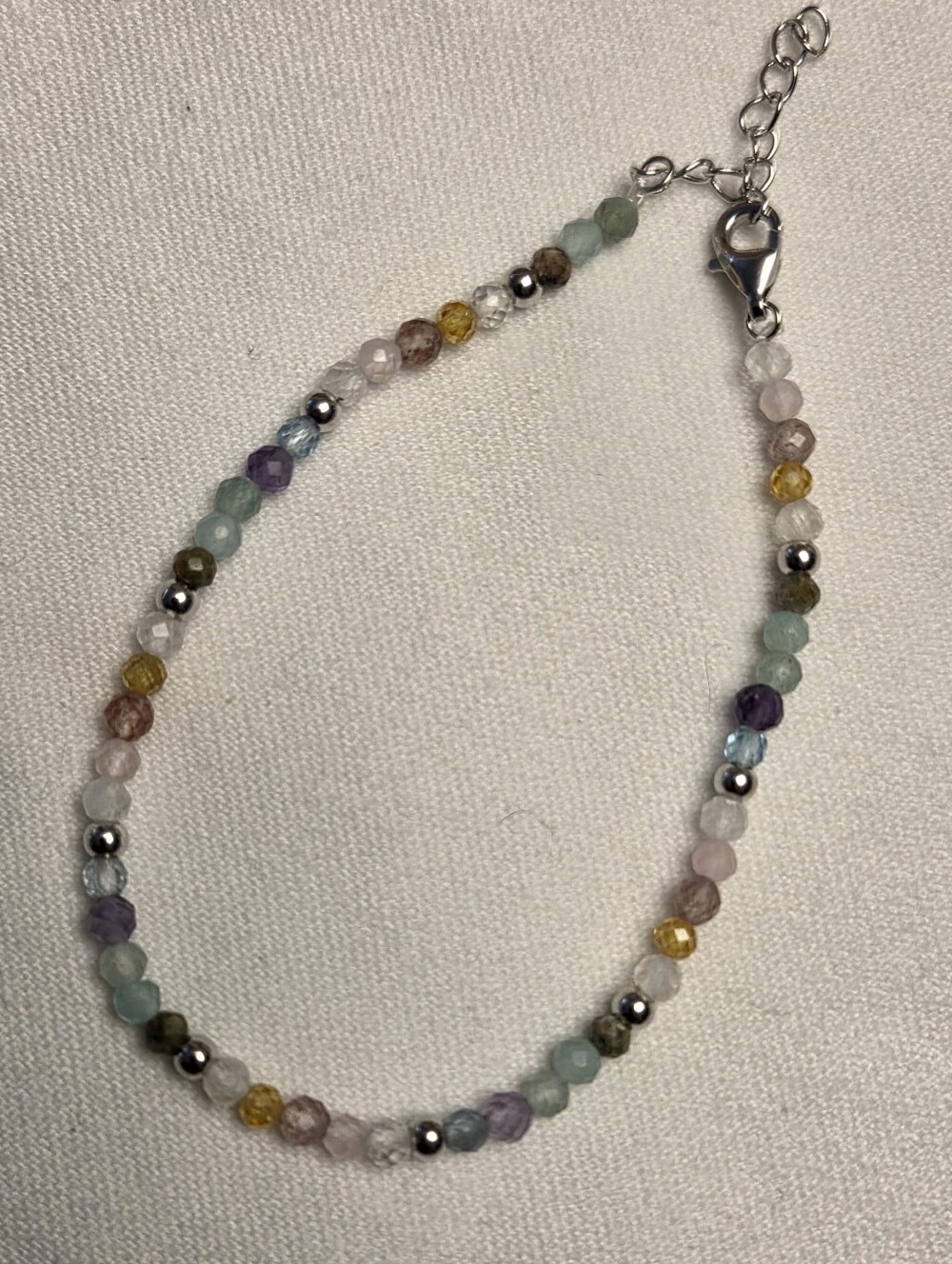 Sterling Silver and Semi-precious Gemstone Bracelet
